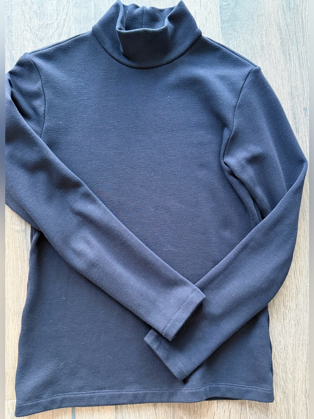 Uniqlo Women’s Navy Turtleneck Sweater - Slim Long Sleeve